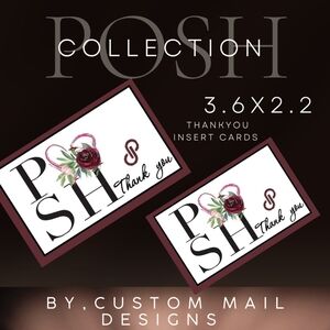 30 ct Hand Made thank you cards